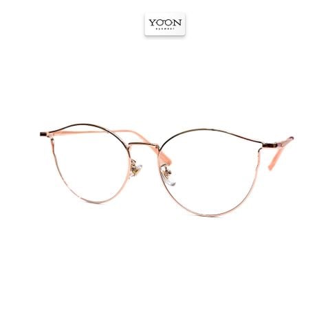 Gọng Kính Mắt Mèo Nữ Kim Loại - Yoon F99057 Y355