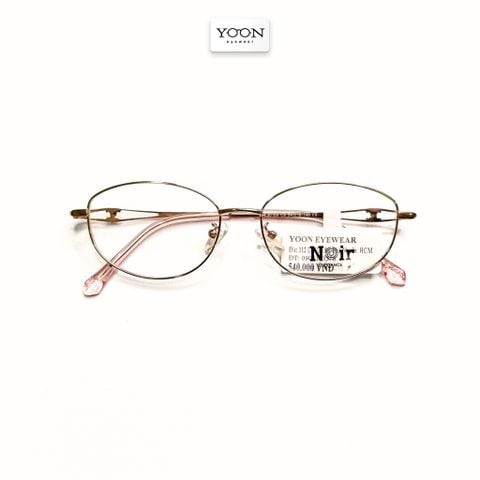 Gọng Kính Oval Nữ Kim Loại - Yoon FL30109 Y388