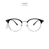 Gọng Kính Nửa Viền Tròn Unisex Kim Loại - Yoon H70154 Y321