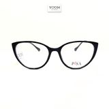 Gọng Kính Mắt Mèo Nữ Nhựa Kim Loại - Yoon HA00424 Y459