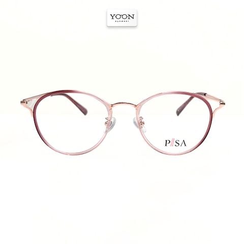 Gọng Kính Oval Nữ Nhựa Kim Loại - Yoon HA00432 Y460