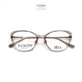 Gọng Kính Mắt Mèo Nữ Nhựa Kim Loại - Yoon HA00443 Y461
