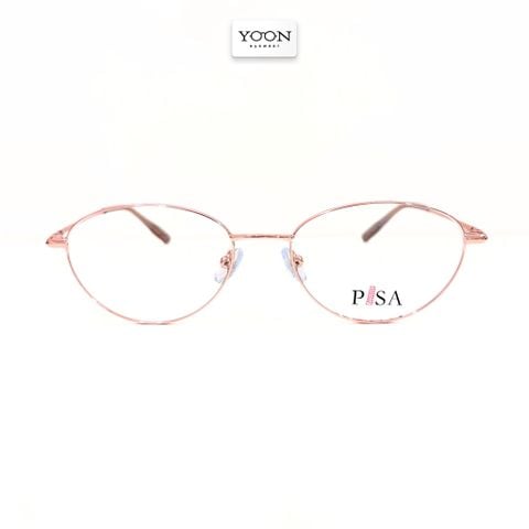 Gọng Kính Oval Nữ Kim Loại - Yoon HA00464 Y476