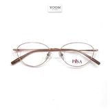 Gọng Kính Oval Nữ Kim Loại - Yoon HA00464 Y476