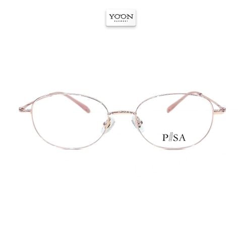 Gọng Kính Oval Nữ Kim Loại - Yoon HA62015 Y485