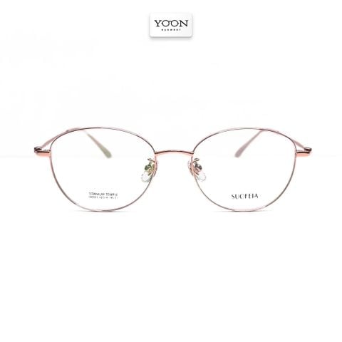 Gọng Kính Oval Nữ Titanium - Yoon S00555 Y421