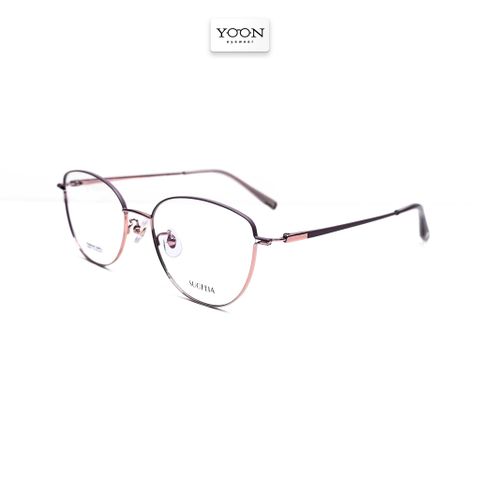 Gọng Kính Mắt Mèo Nữ Titanium - Yoon S00583 Y420