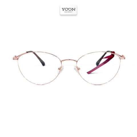 Gọng Kính Mắt Mèo Nữ Kim Loại - Yoon S12036 Y496