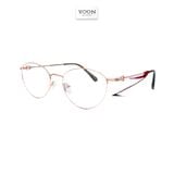 Gọng Kính Mắt Mèo Nữ Kim Loại - Yoon S12036 Y496