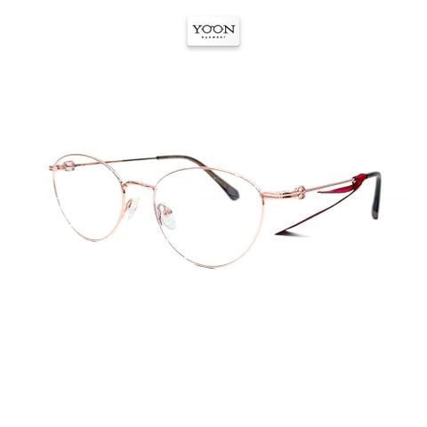 Gọng Kính Mắt Mèo Nữ Kim Loại - Yoon S12036 Y496