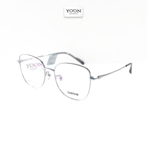 Gọng Kính Vuông Nữ Kim Loại - Yoon S40089 Y318