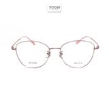 Gọng Kính Mắt Mèo Nữ Titanium - Yoon S50122 Y422