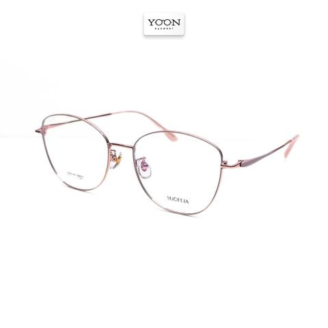 Gọng Kính Mắt Mèo Nữ Titanium - Yoon S50122 Y422