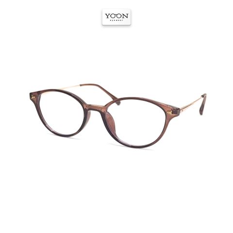 Gọng Kính Oval Nữ Nhựa Kim Loại - Yoon TR30319 Y409