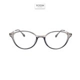 Gọng Kính Oval Nữ Nhựa Kim Loại - Yoon TR30319 Y409