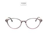 Gọng Kính Oval Nữ Nhựa Kim Loại - Yoon TR30319 Y409