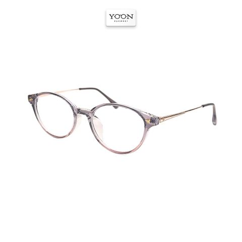 Gọng Kính Oval Nữ Nhựa Kim Loại - Yoon TR30319 Y409