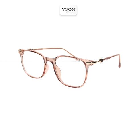 Gọng Kính Chữ Nhật Nữ Nhựa Kim Loại - Yoon TR83020 Y407