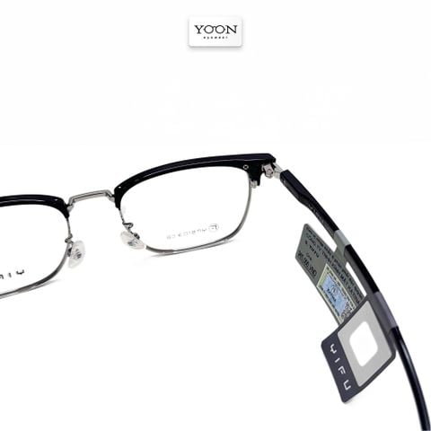 Gọng Kính Nửa Viền Unisex Nhựa Kim Loại - Yoon YF5103 Y395