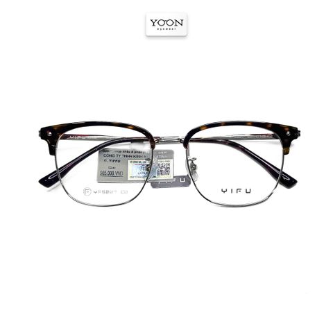 Gọng Kính Nửa Viền Unisex Nhựa Kim Loại - Yoon YF5227 Y397