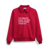  PS1 - "MAZIC" FW24 POLO SWEATSHIRT 