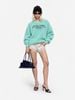  SK01 - "MAZIC" FUZZY KNIT SWEATER 