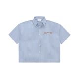  SM06 - "MAZIC" FW25 URBAN BLUE LINES BOXY SHIRT 