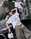  AT07 - "MAZIC" AESTHETIC CLASSY BOXY TEE 