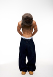  QJ01 - "MAZIC" URBAN DENIM BAGGY JEANS 