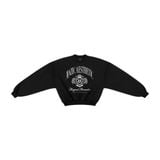  SW01 - "MAZIC" LEOPARD BLACK AESTHETIC SWEATER 