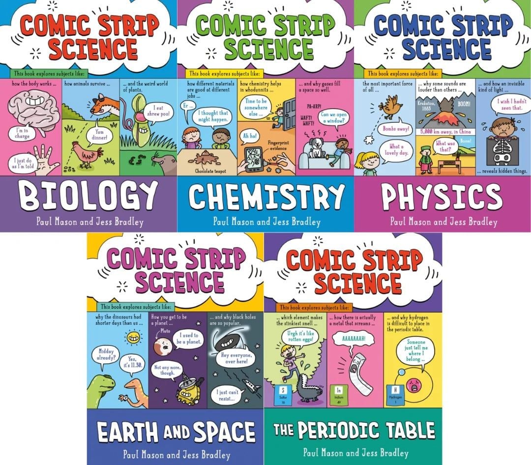  Comic Strip Science 5 Books set 
