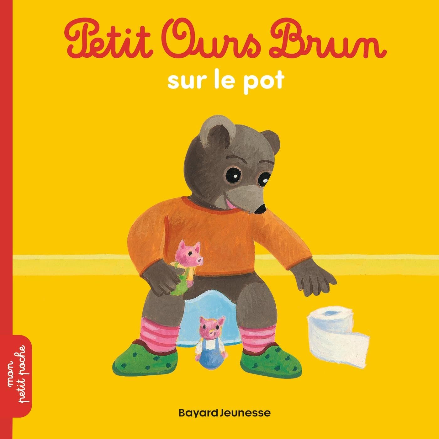  Petit Ours Brun Sur Le Pot 