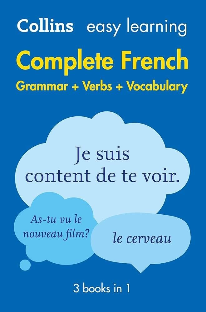  Easy Learning French Complete Grammar, Verbs and Vocabulary (3 Books in 1) (2nd edition) 