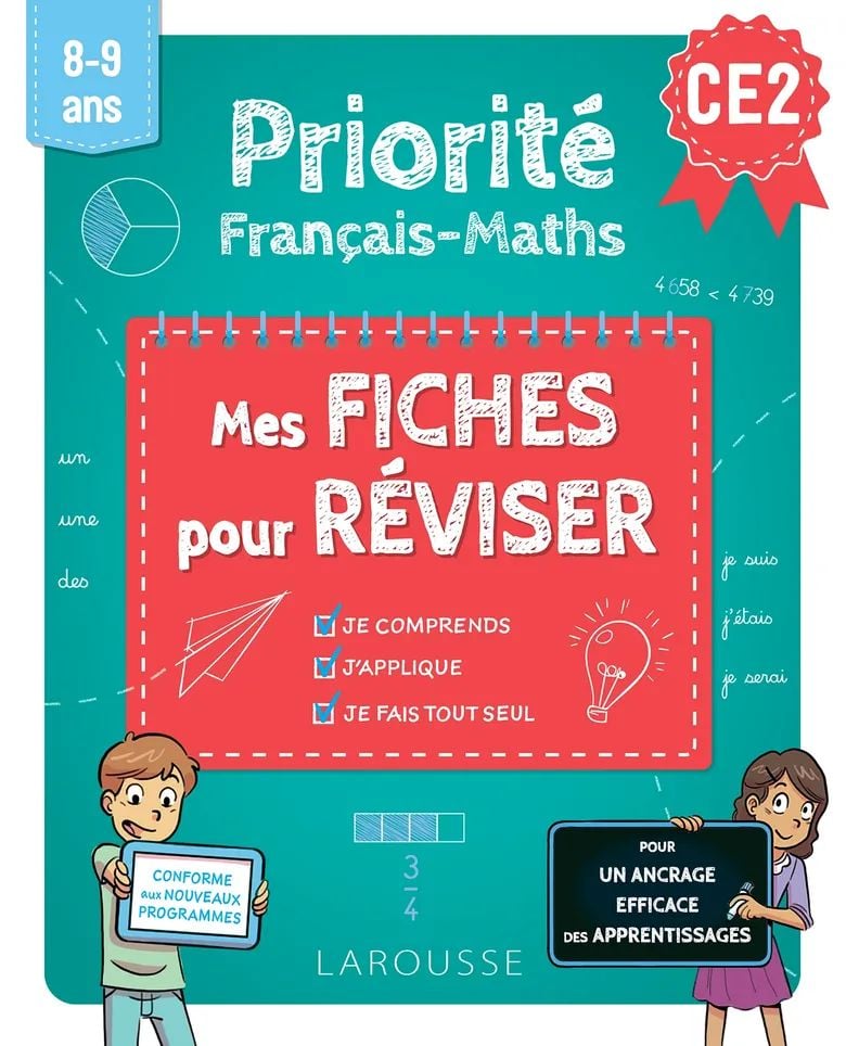  Priorite Francais Maths - Mes Fiches Pour Reviser - Ce2 
