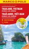  Thailand, Vietnam, Laos, Cambodia Marco Polo Map 
