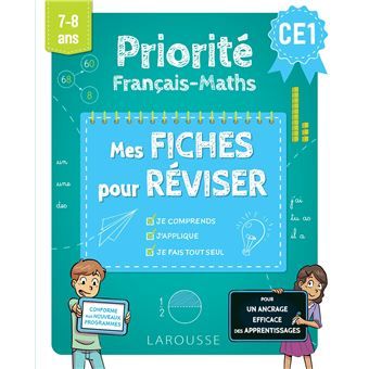  Priorite Francais Maths - Mes Fiches Pour Reviser - Ce1 