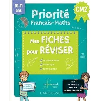  Priorite Francais Maths - Mes Fiches Pour Reviser - Cm2 