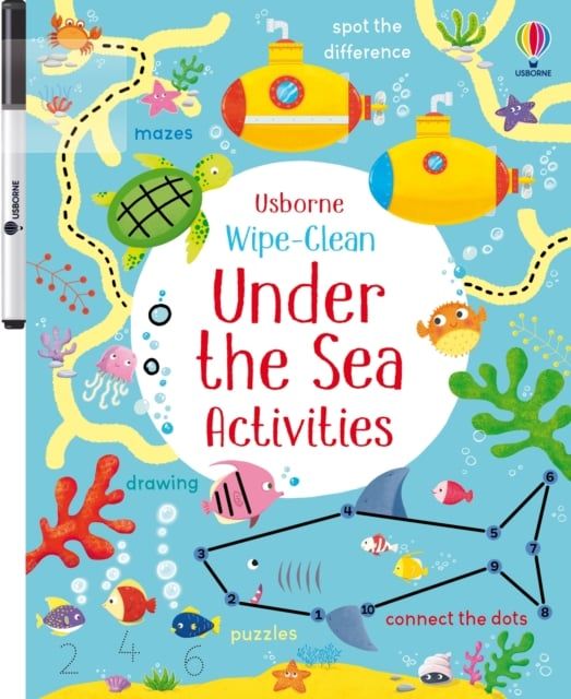  Wipe-Clean: Under the Sea Activities 