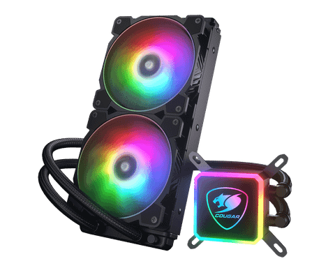 Tản nhiệt nước COUGAR AQUA ARGB 280 - Màu đen