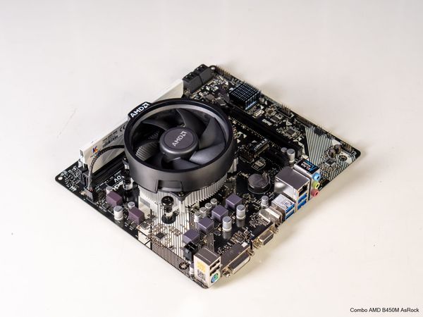 Combo Mainboard AMD B450M - Ryzen 5 5700X Tray - Ram 8G/3200