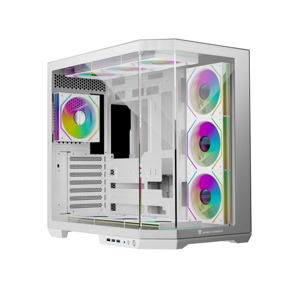 Thùng máy tính JUNGLE LEOPARD AS-01 E-ATX - Màu trắng