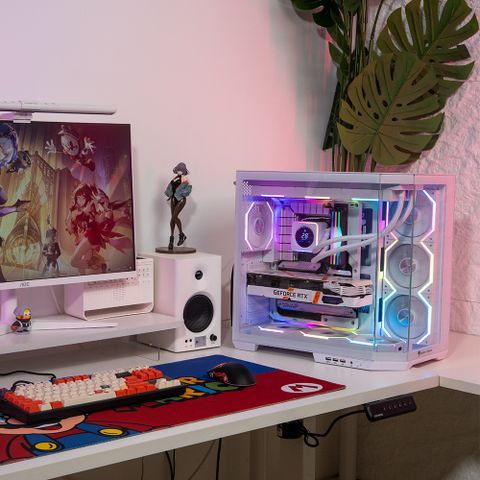 Thùng máy tính JUNGLE LEOPARD AS-01 E-ATX - Màu trắng