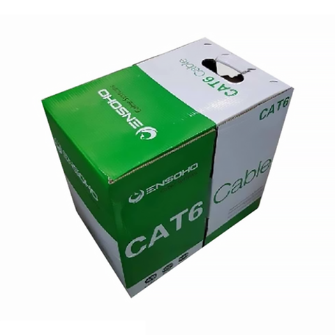 THÙNG CÁP MẠNG HIỆU ENSOHO MÃ EN-U6BC24N Cat 5e 305M/CUỘN