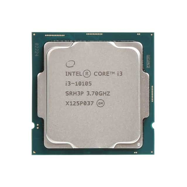 CPU Intel Core i3-10105 (4 nhân 8 luồng, 3.7GHz - 4.4GHz, 6MB, LGA1200) Tray VAT