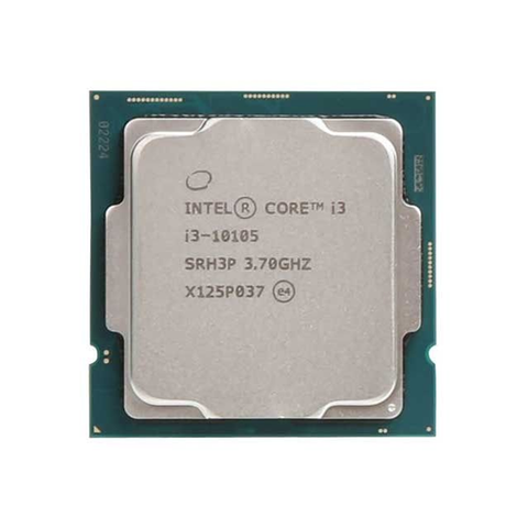 CPU Intel Core i3-10105 (4 nhân 8 luồng, 3.7GHz - 4.4GHz, 6MB, LGA1200) Tray VAT