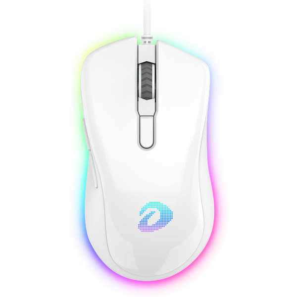 Chuột Gaming DAREU EM908 (LED RGB, BRAVO sensor) - Màu trắng