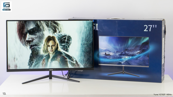 Yunsi Y270ZF 27 inch 165Hz Phẳng (FHD, 165Hz, 1ms, DP+HDMI) - Màu đen