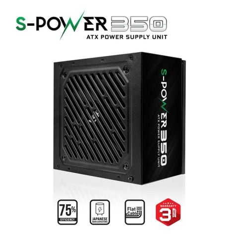 Bộ nguồn máy tính VSP S-Power 350 - 350W - Màu đen