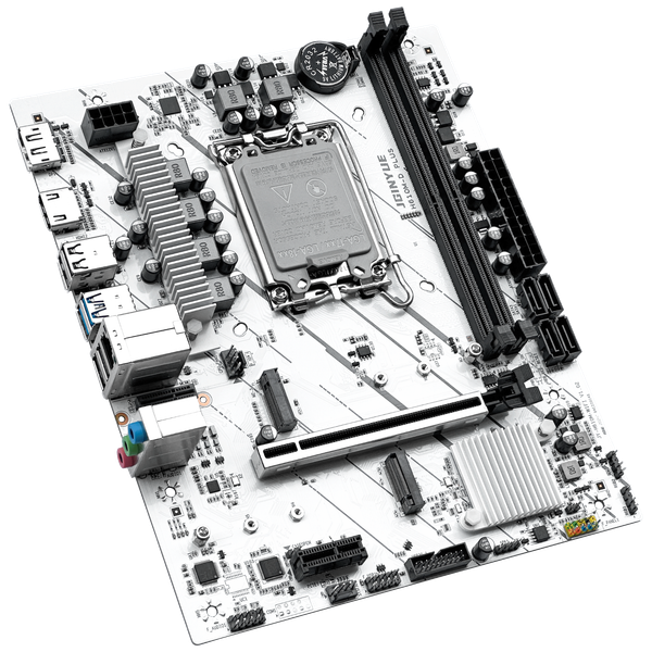 Bo mạch chủ JGINYUE H610M-D PLUS DDR4 - Màu trắng/đen