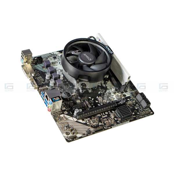 Combo Mainboard AMD B450M - Ryzen 5 3400G - Ram 8G/3200 - New Box